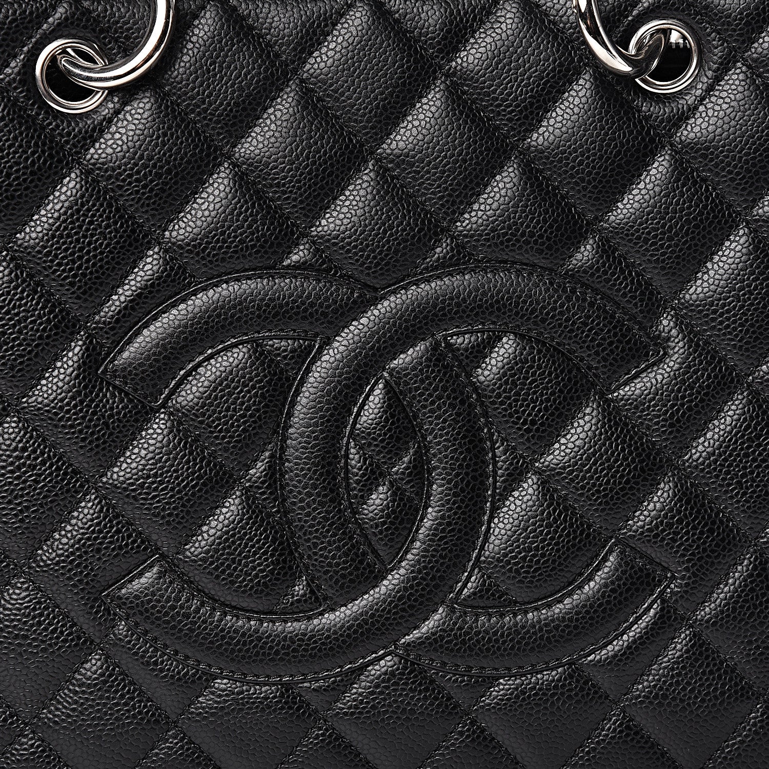 Chanel Caviar Quilted Grand Shopping Tote GST Black 10 of 10
