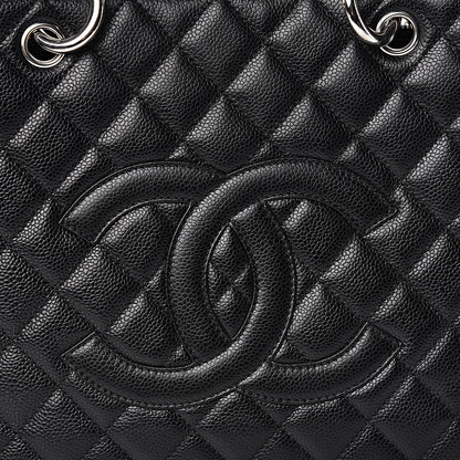 Chanel Caviar Quilted Grand Shopping Tote GST Black 10 of 10