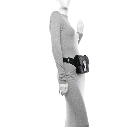 Louis Vuitton Taurillon Monogram S Lock Sling Bag Black 2 of 9