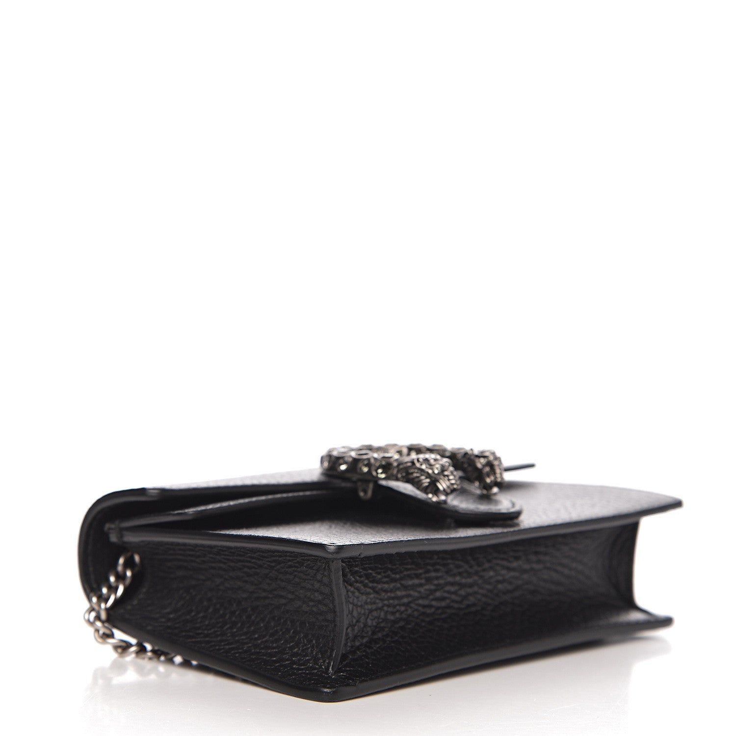 Gucci Calfskin Super Mini Dionysus Shoulder Bag Black 3 of 9