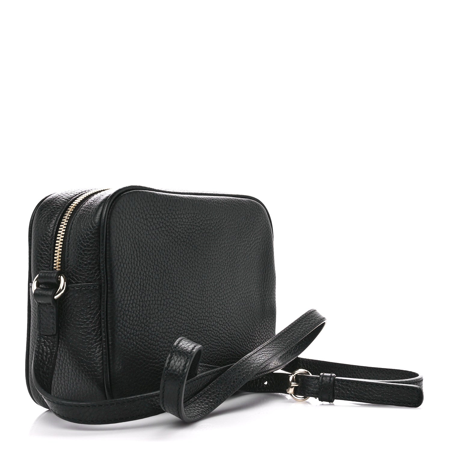 Gucci Pebbled Calfskin Small Soho Disco Bag Black 3 of 11