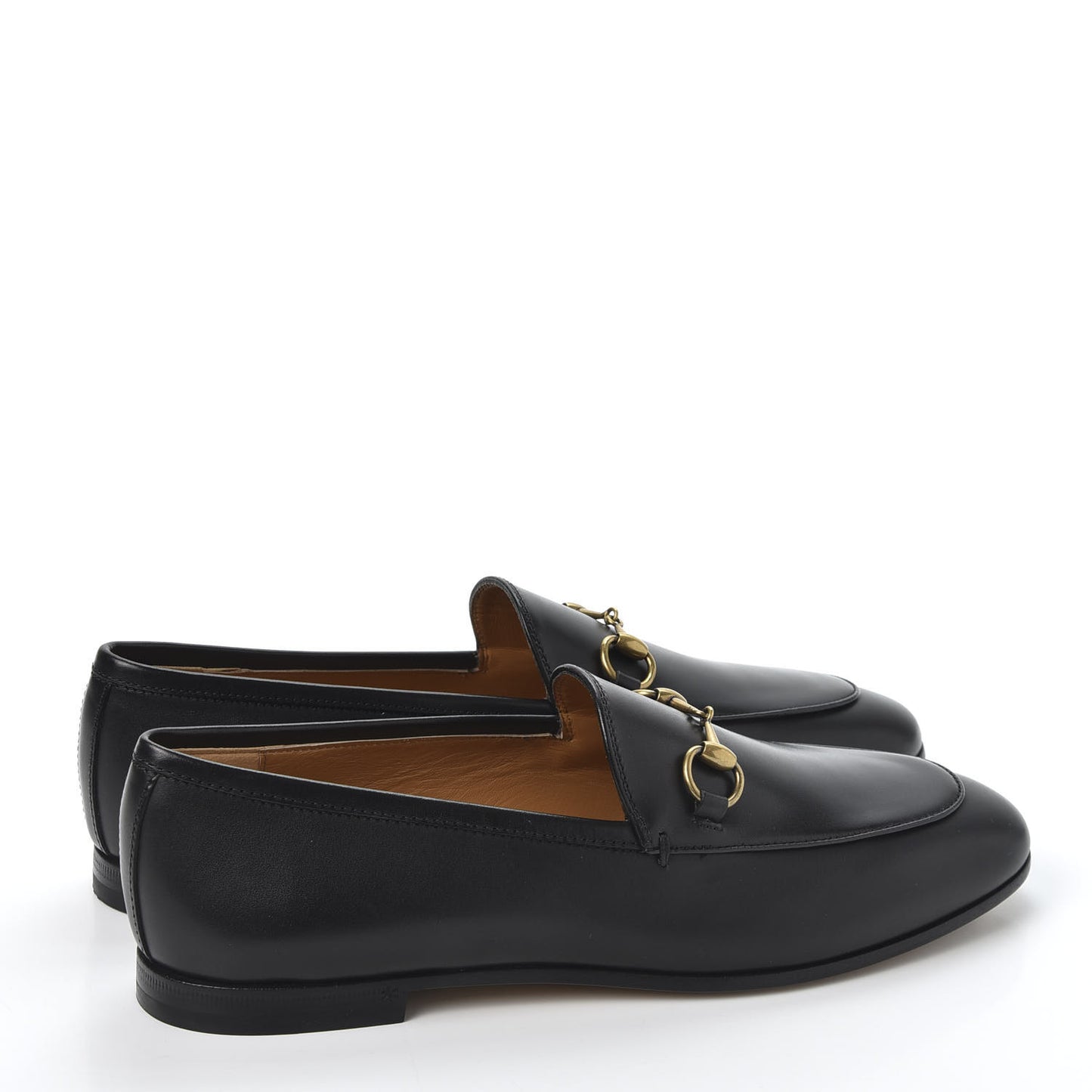 Calfskin Womens Jordaan Loafers 38 Black
