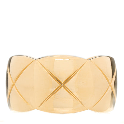 Chanel 18K Yellow Gold Large Coco Crush Ring 53 6.5 3 of 8