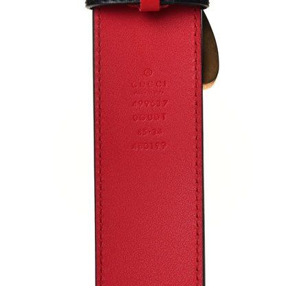 Gucci Calfskin Queen Margaret Bee Belt 85 34 Black 4 of 4