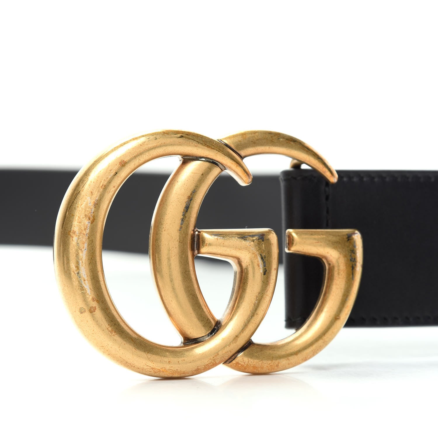 Gucci Calfskin Double G 40mm Belt 75 30 Black 6 of 7