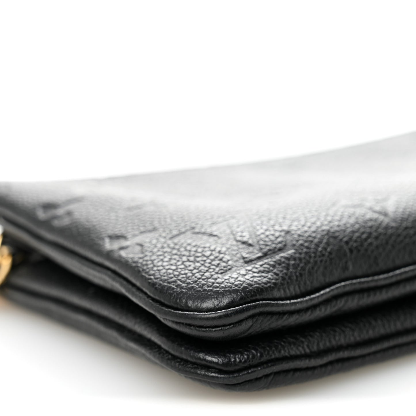 Empreinte Double Zip Pochette Black