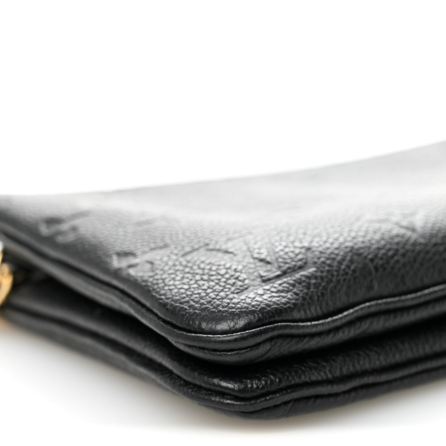 Louis Vuitton Empreinte Double Zip Pochette Black 9 of 13