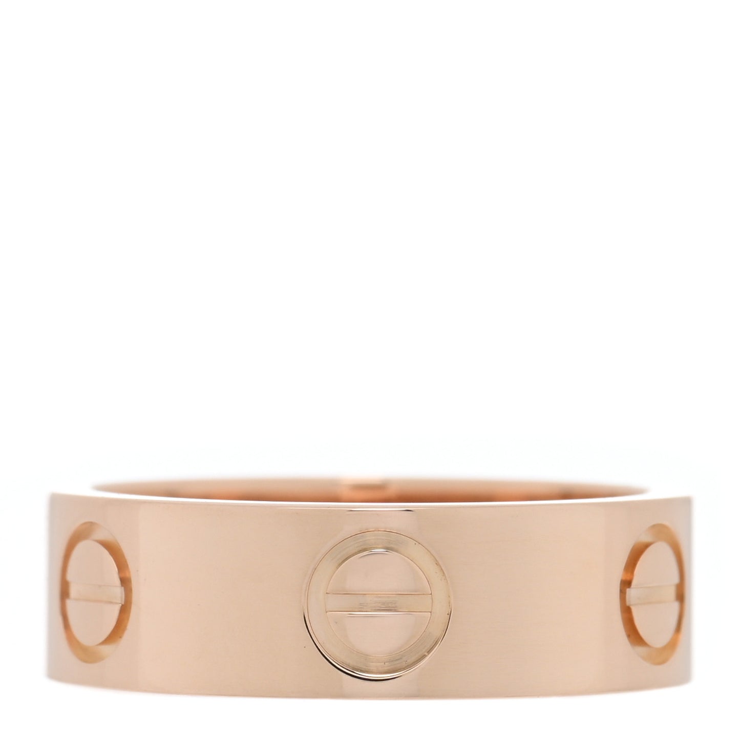 18K Pink Gold 5.5mm LOVE Ring 50 5.25