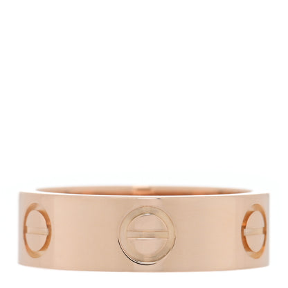 Cartier 18K Pink Gold 5.5mm LOVE Ring 50 5.25 1 of 4