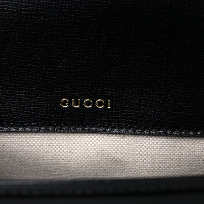Gucci Azalea Calfskin Web Mini Horsebit 1955 Shoulder Bag Black 7 of 11