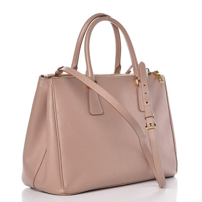 Prada Saffiano Medium Galleria Double Zip Tote Cammeo 4 of 11