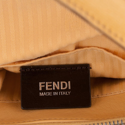 Fendi Vitello Elite Flamingo Regular 2Jours Tote Giallo Alchemy 6 of 7