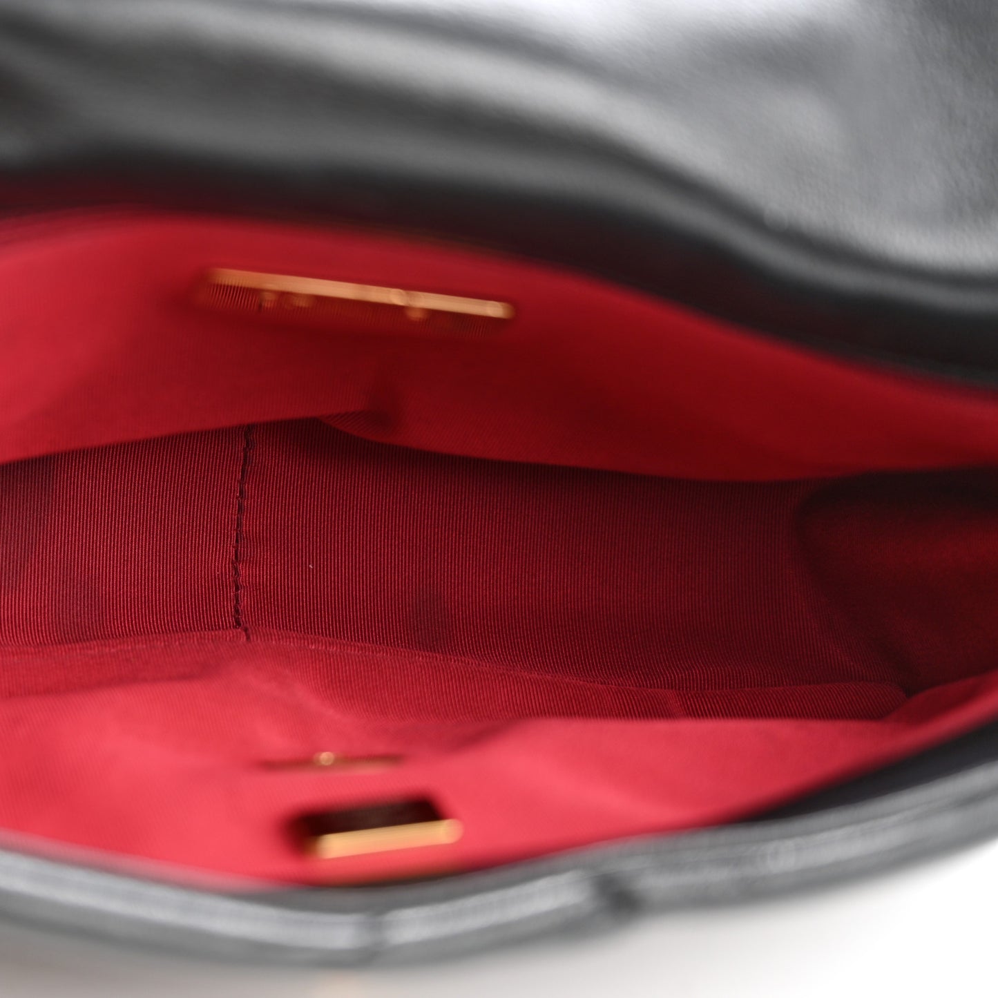 Goatskin Quilted Medium Chanel 19 Flap Black