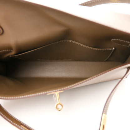 Hermes Madame Calfskin Kelly Elan Etoupe 5 of 11