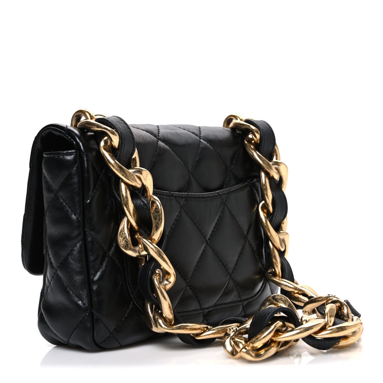Chanel Lambskin Quilted Small Funky Town Flap Black 3 of 10