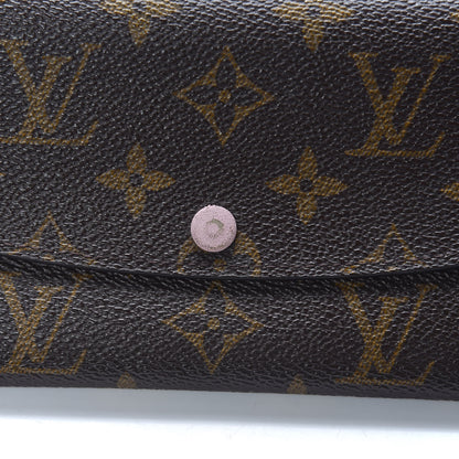 Louis Vuitton Monogram Emilie Wallet Rose Ballerine 8 of 12