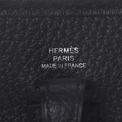 Hermes Taurillon Clemence Evelyne TPM Black 6 of 8