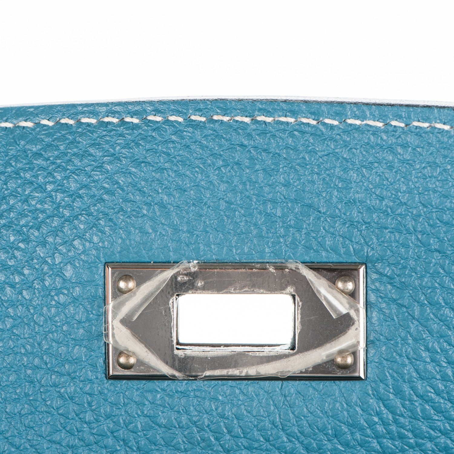 Hermes Togo Kelly Retourne 32 Blue Jean 18 of 30