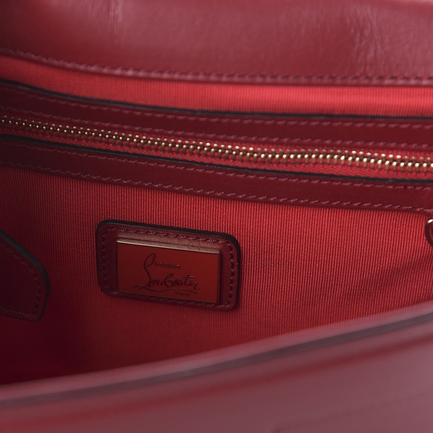 Soft Calfskin Small Sweety Charity Shoulder Bag Nude Red