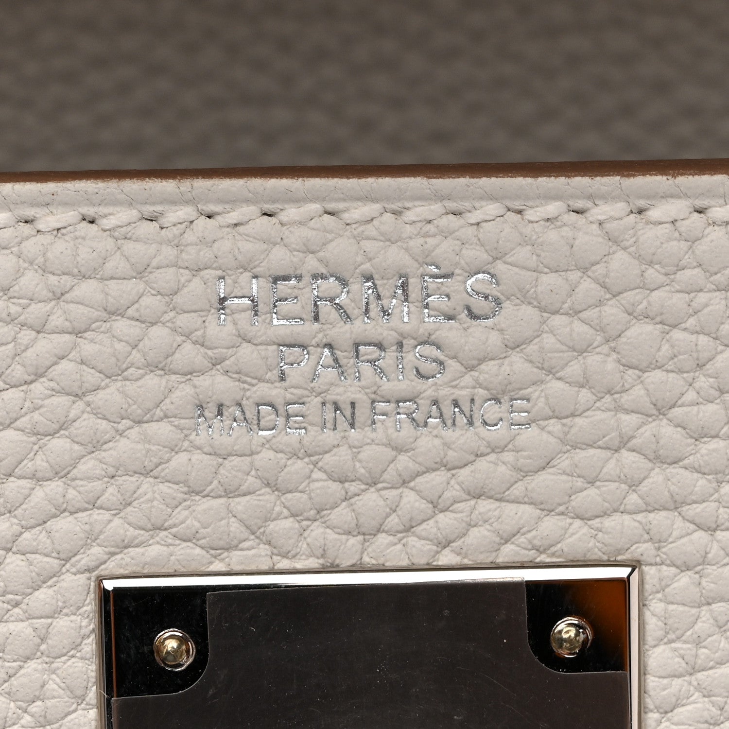 Hermes Togo Kelly Retourne 32 Gris Pale 6 of 13