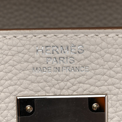 Hermes Togo Kelly Retourne 32 Gris Pale 6 of 13