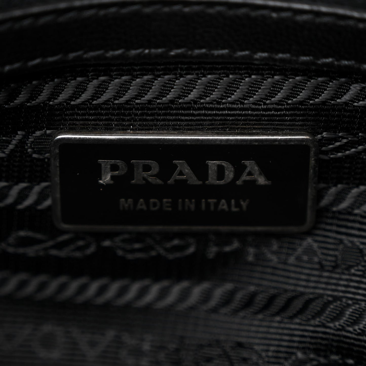 Nappa Gaufre Mini Bag Black