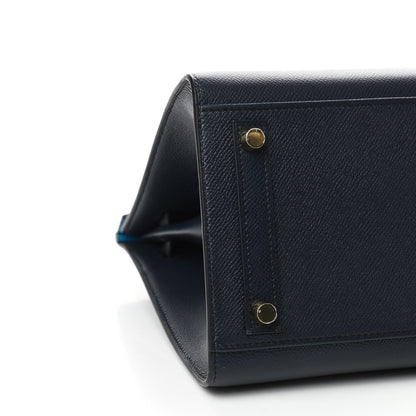 Hermes Epsom Casaque Birkin Sellier 30 Bleu Indigo Black Bleu Frida 5 of 14