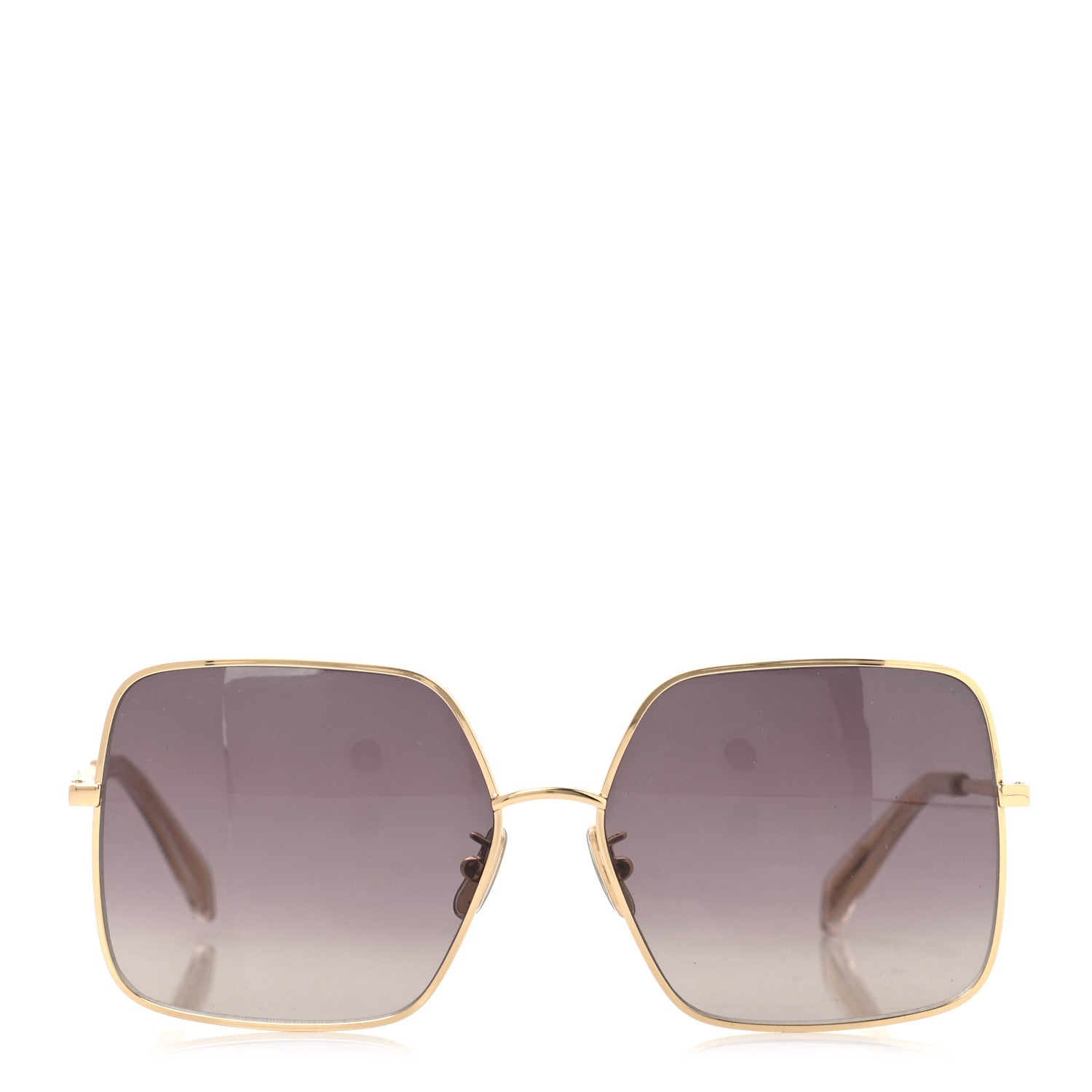 Celine Oversized Square Metal Sunglasses CL40078U Grey 2 of 7