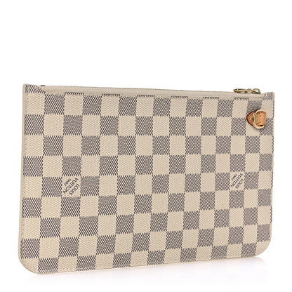 Louis Vuitton Damier Azur Neverfull MM GM Pochette 3 of 7