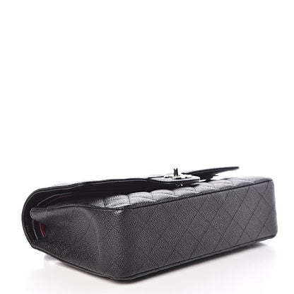Chanel Caviar Quilted Medium Double Flap Black 4 of 10