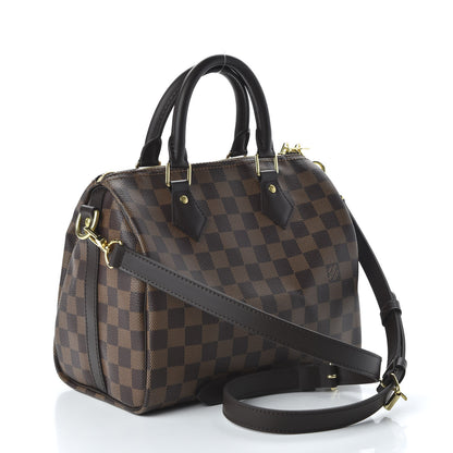Louis Vuitton Damier Ebene Speedy Bandouliere 25 3 of 10