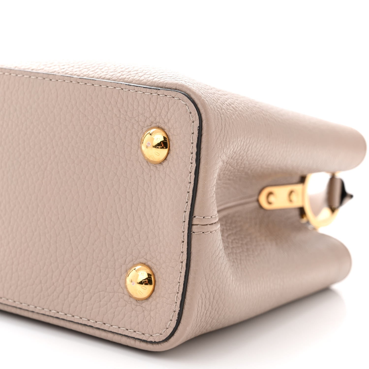 Louis Vuitton Taurillon Capucines MM Galet 9 of 9