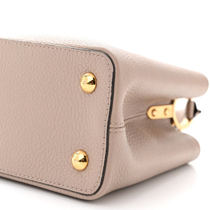 Louis Vuitton Taurillon Capucines MM Galet 9 of 9