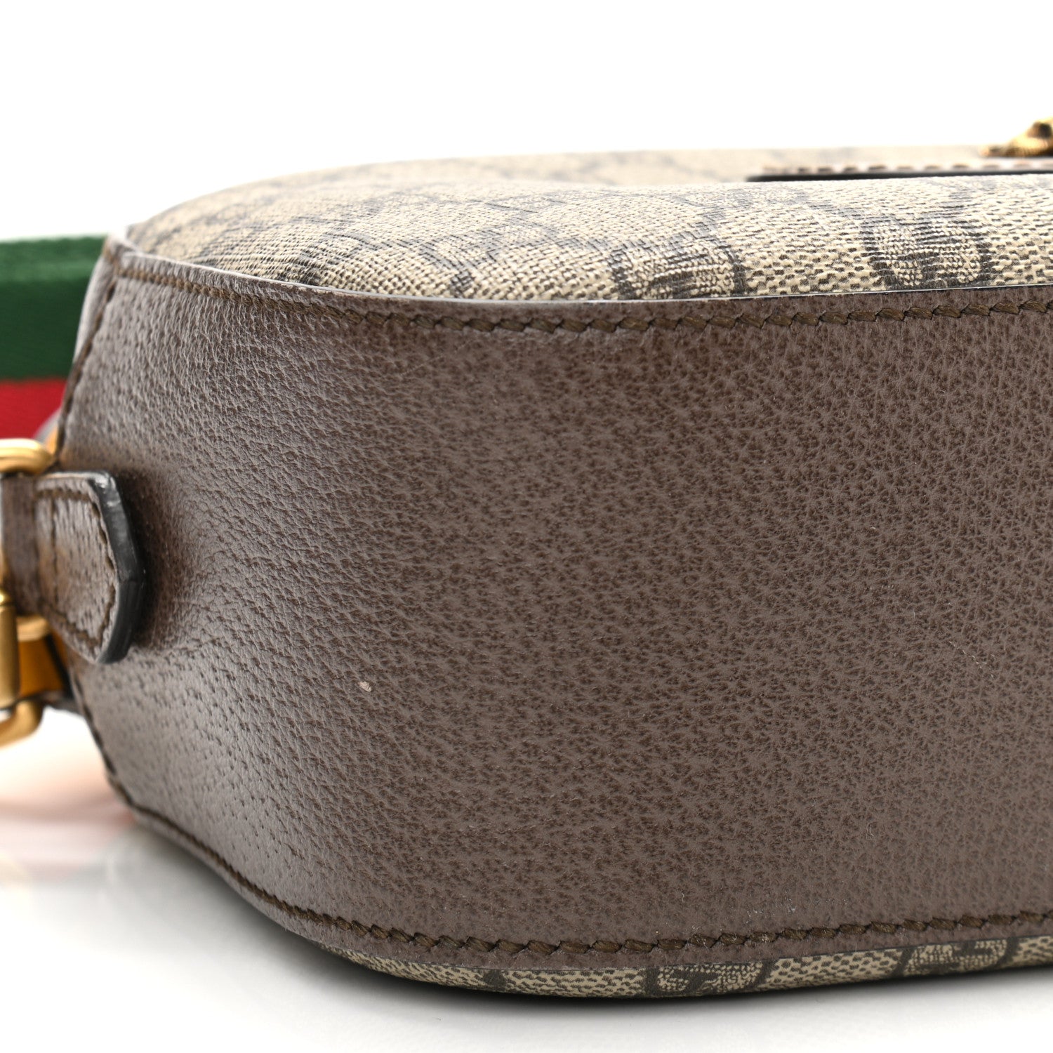 Gucci GG Supreme Monogram Web Neo Vintage Shoulder Bag Beige New Acero Crop 9 of 10
