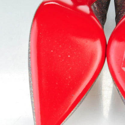 Christian Louboutin Mini Glitter So Kate 120 Pumps 38.5 Grenadine 9 of 11