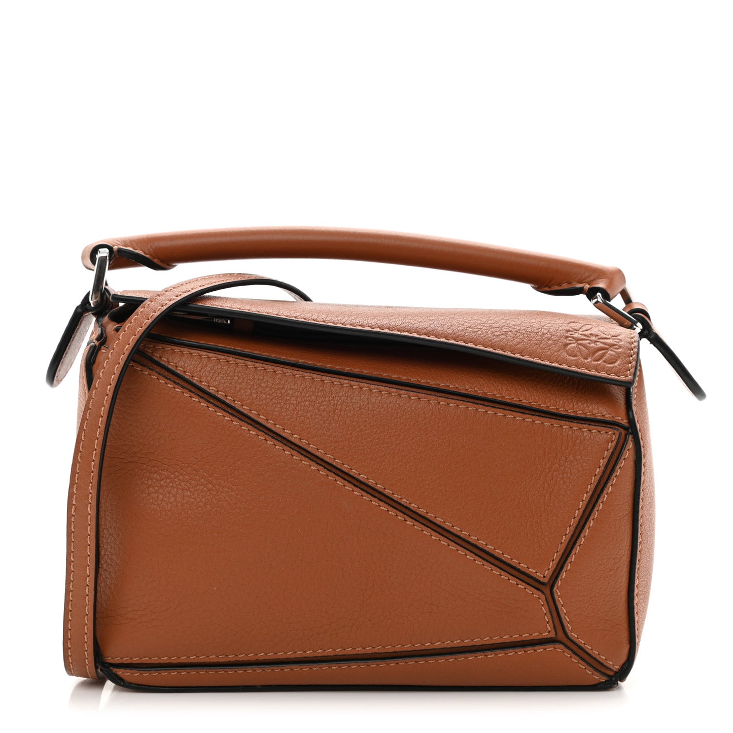 Calfskin Mini Puzzle Bag Tan
