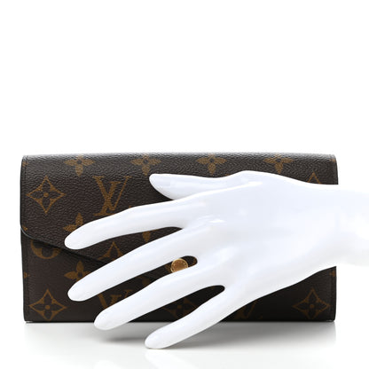 Louis Vuitton Monogram Sarah Wallet NM Rose Ballerine 2 of 6