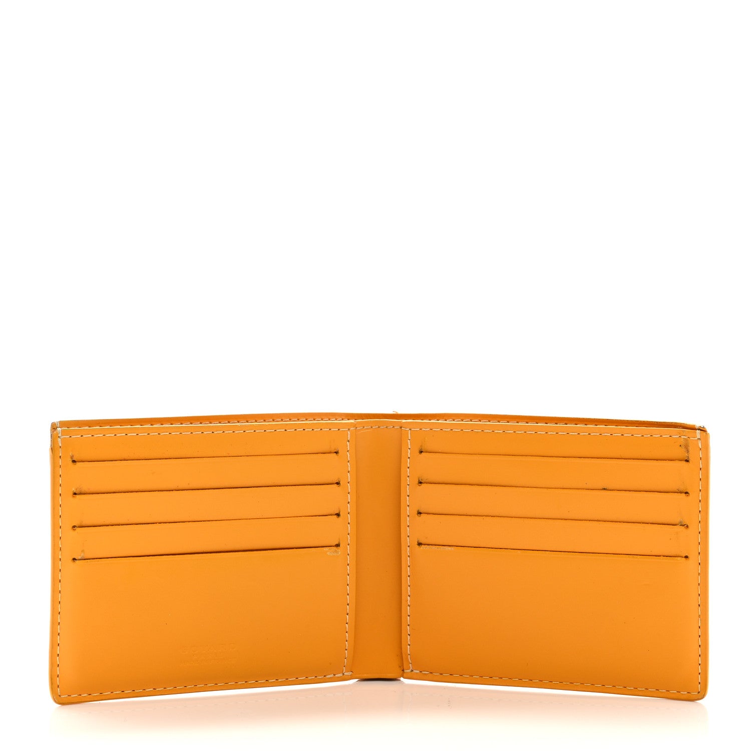 Goyard Goyardine Victoire Bi-Fold Wallet Yellow 5 of 11