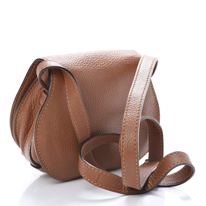 Chloe Calfskin Mini Marcie Round Crossbody Bag Tan 3 of 15