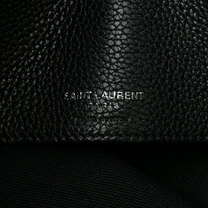 Saint Laurent Grained Calfskin Medium Souple Sac De Jour Black 6 of 12