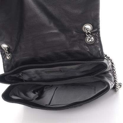 Chanel Calfskin Coco Pleats Flap Black 5 of 10