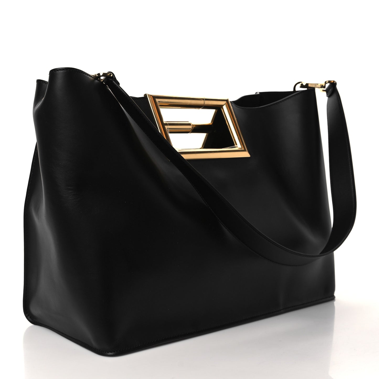 Vitello King Medium Fendi Way Tote Black