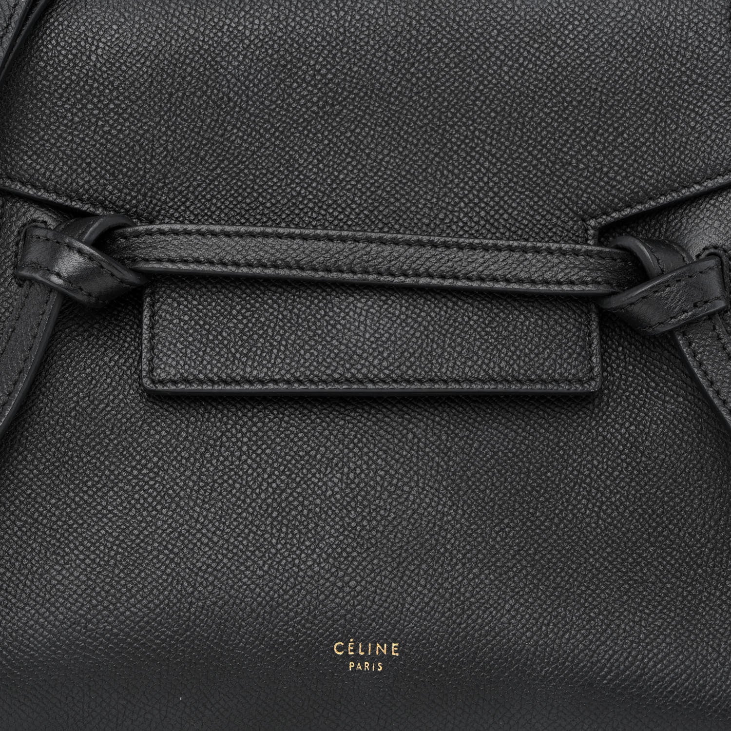 Celine Grained Calfskin Nano Belt Bag Black 8 of 11