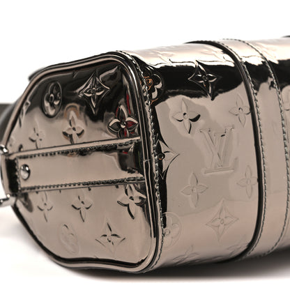 Louis Vuitton Mirror Monogram Heritage Keepall Bandouliere 25 Gunmetal 8 of 9