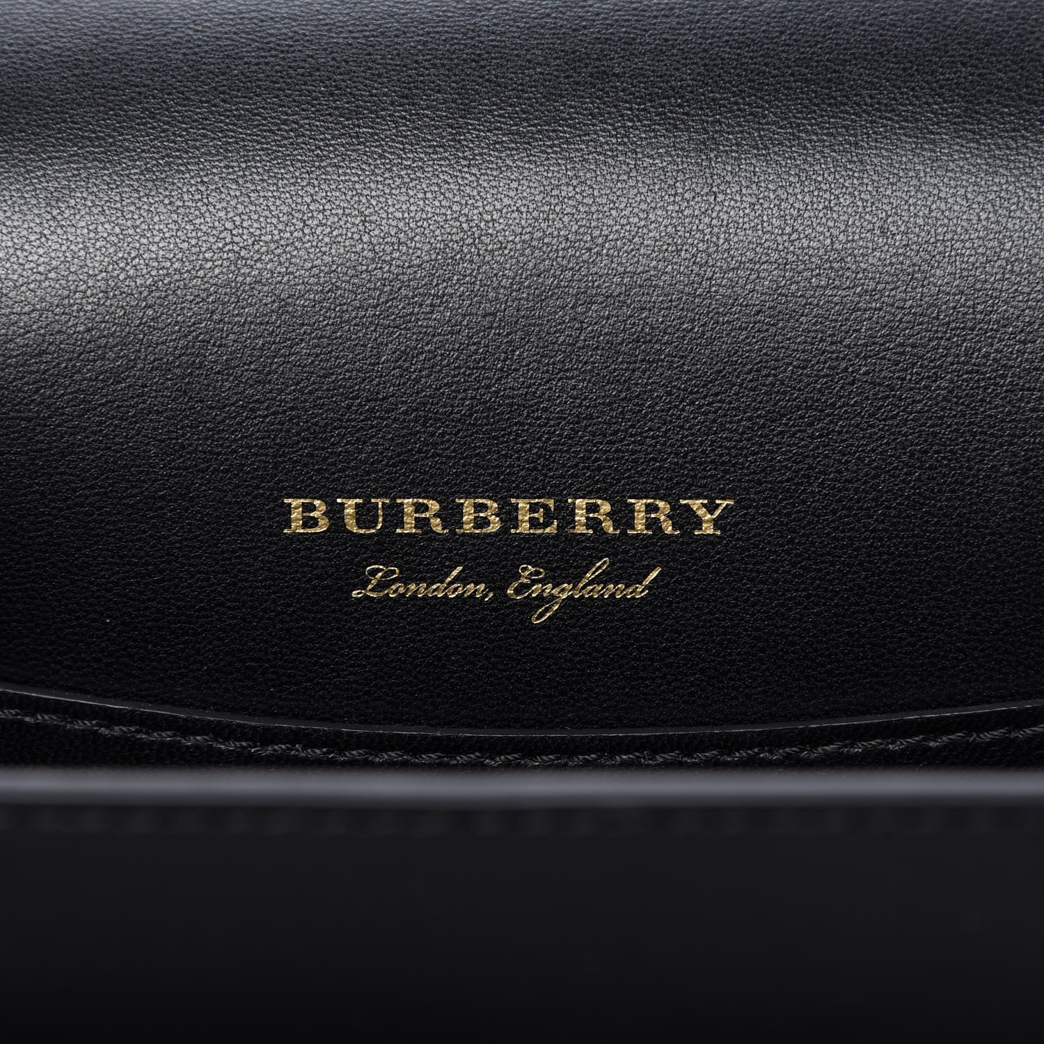 Burberry Calfskin Studded Square Satchel Black 8 of 10