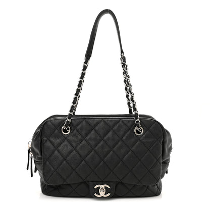 Chanel Caviar Quilted Travel Flap Tote Black 1 of 18