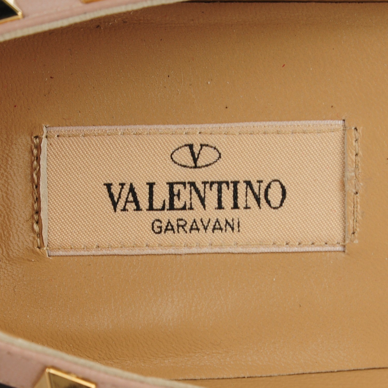 Valentino Garavani Nappa Rockstud Ballerina Flats 36 Black Poudre 18 of 18