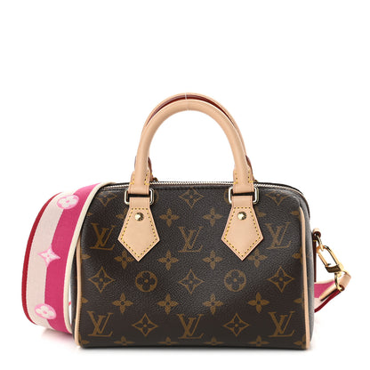 Louis Vuitton Monogram Speedy Bandouliere 20 Fuchsia 1 of 9