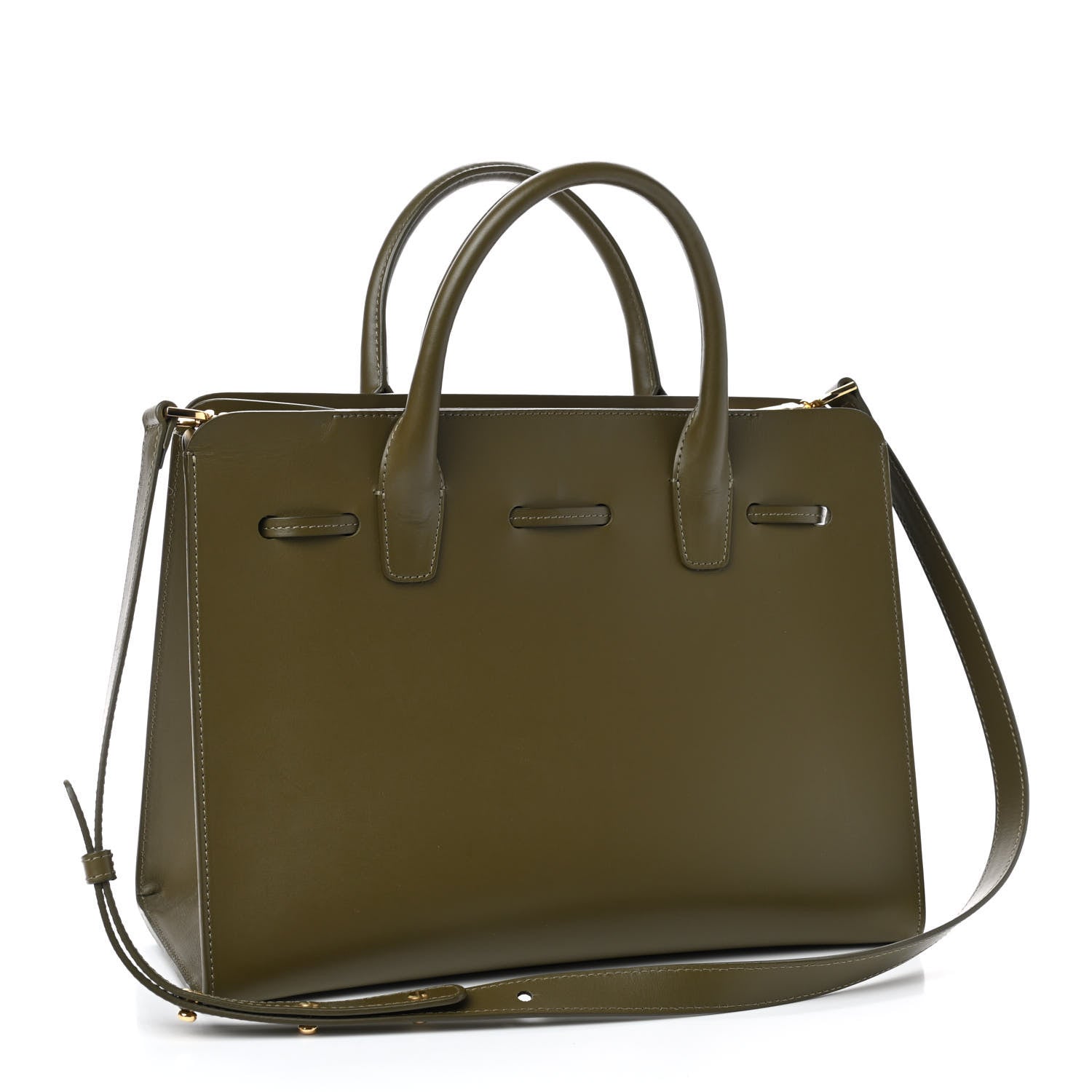Mansur Gavriel Calfskin Sun Bag Olive 3 of 8