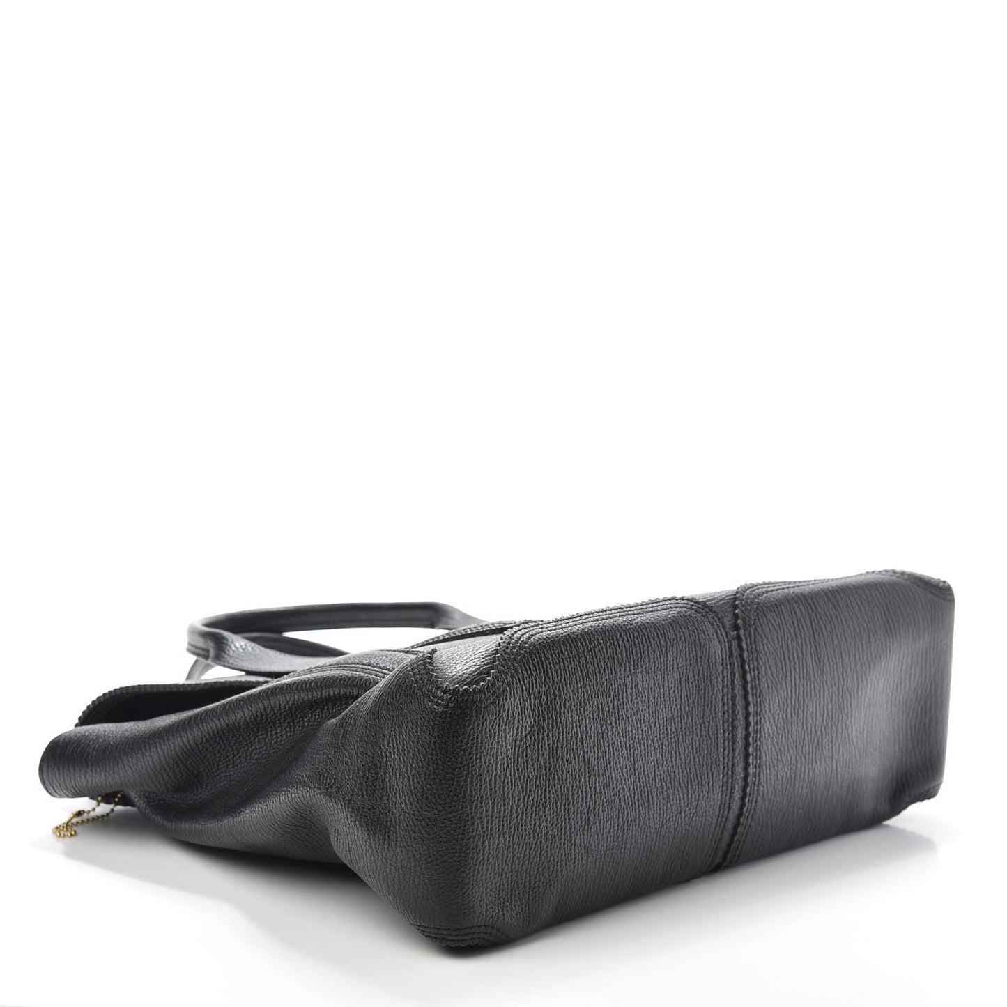 3.1 Textured Calfskin Large Pashli Satchel Black